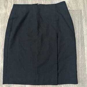 Brooks Brothers Classic Black Pencil Skirt